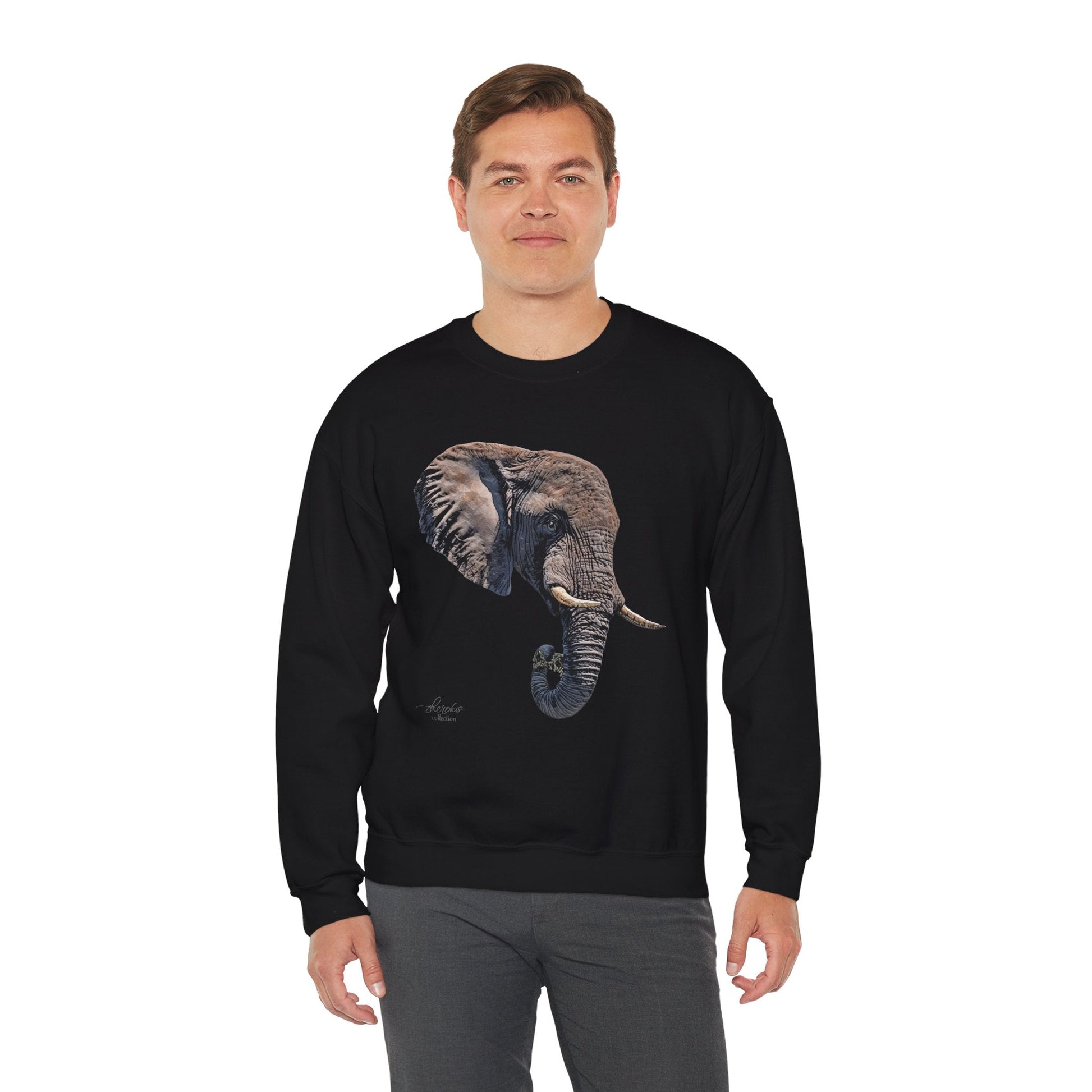 Elephant Heavy Unisex Sweatshirt II - HD Printing