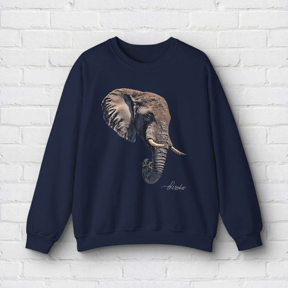 Elephant Heavy Unisex Sweatshirt II - HD Printing