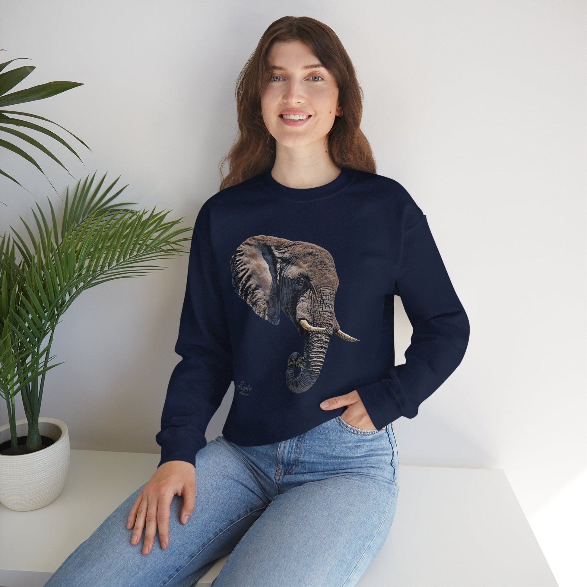 Elephant Heavy Unisex Sweatshirt II - HD Printing