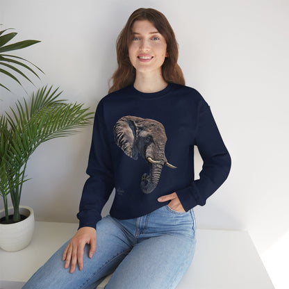 Elephant Heavy Unisex Sweatshirt II - HD Printing