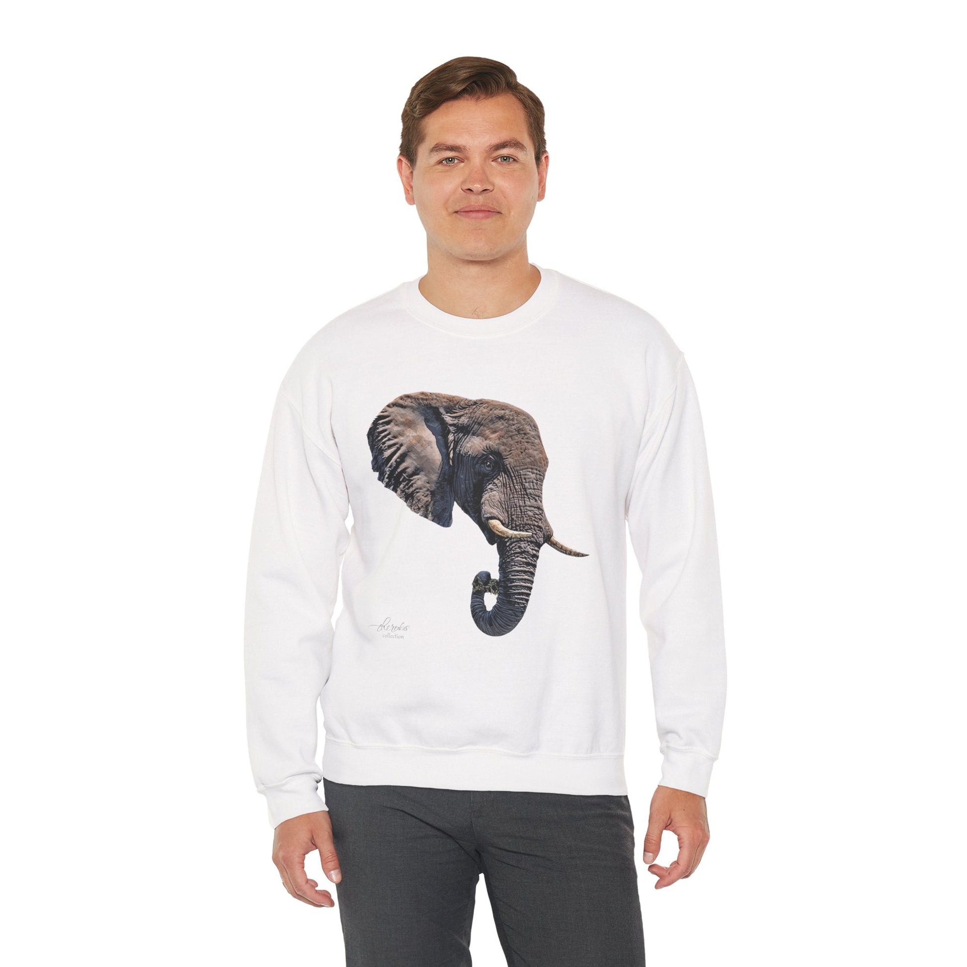 Elephant Heavy Unisex Sweatshirt II - HD Printing