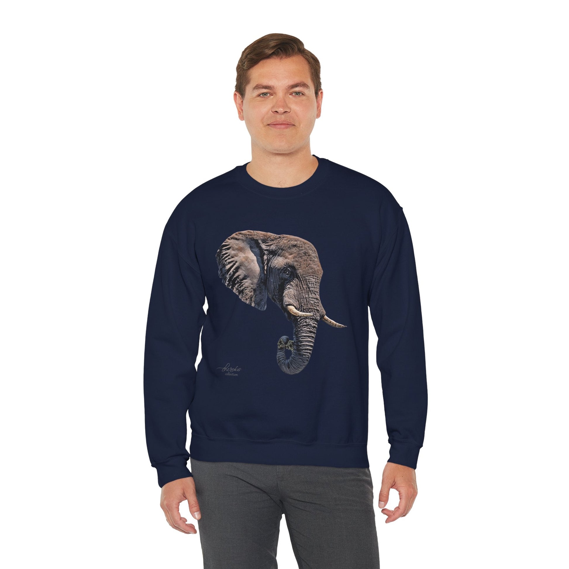 Elephant Heavy Unisex Sweatshirt II - HD Printing