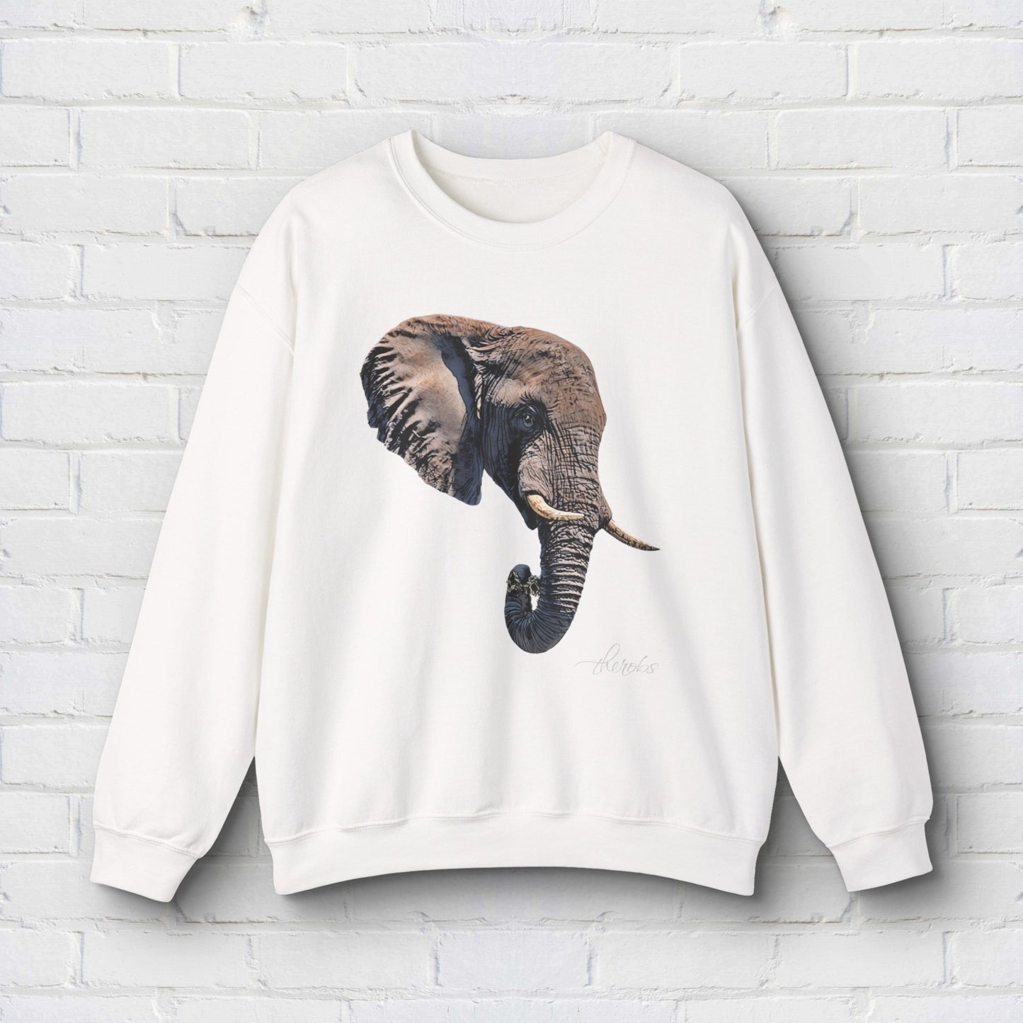 Elephant Heavy Unisex Sweatshirt II - HD Printing