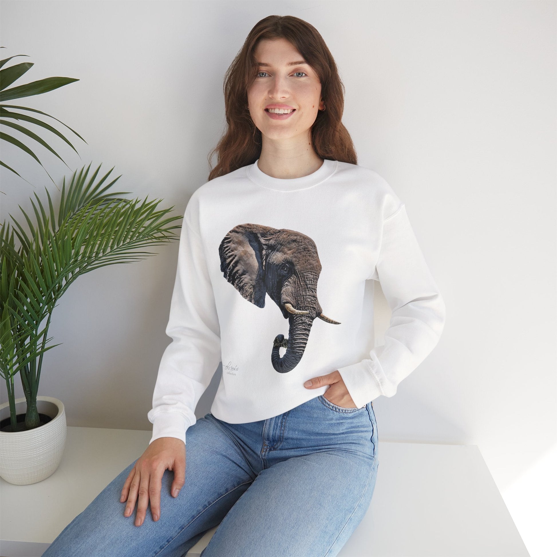 Elephant Heavy Unisex Sweatshirt II - HD Printing