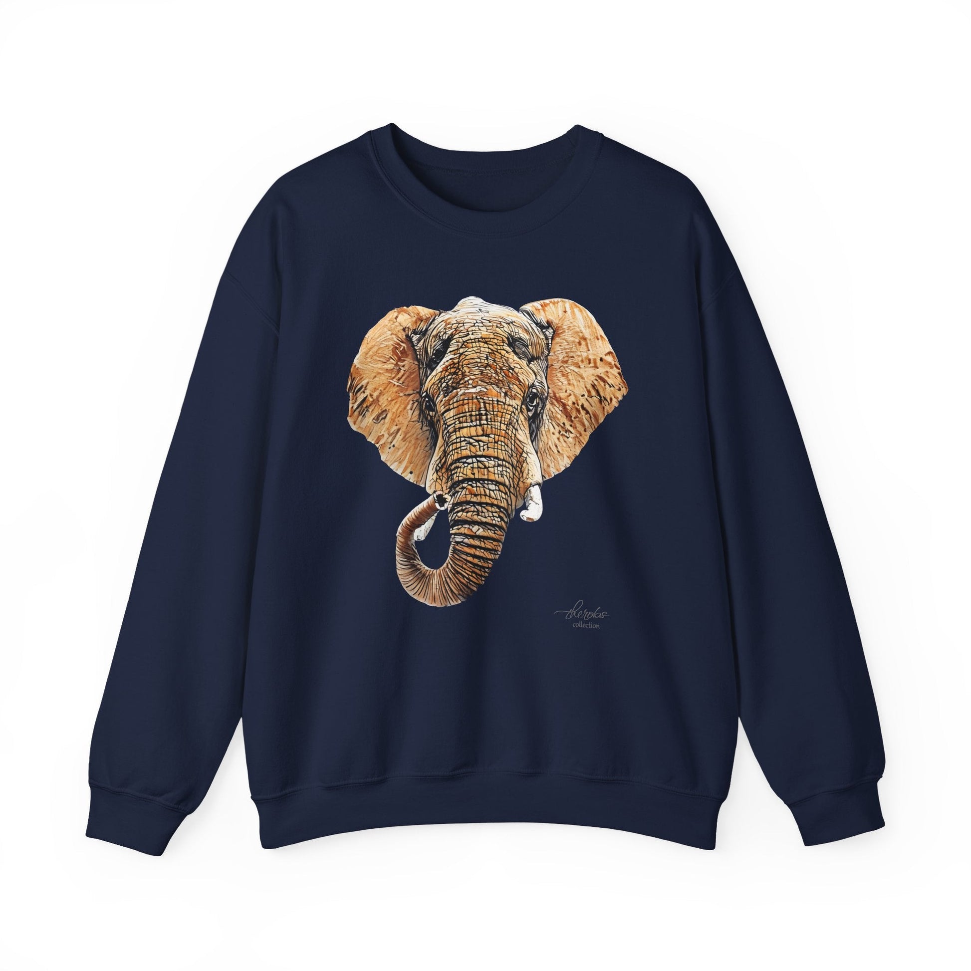 Elephant Heavy Unisex Sweatshirt III - HD Printing