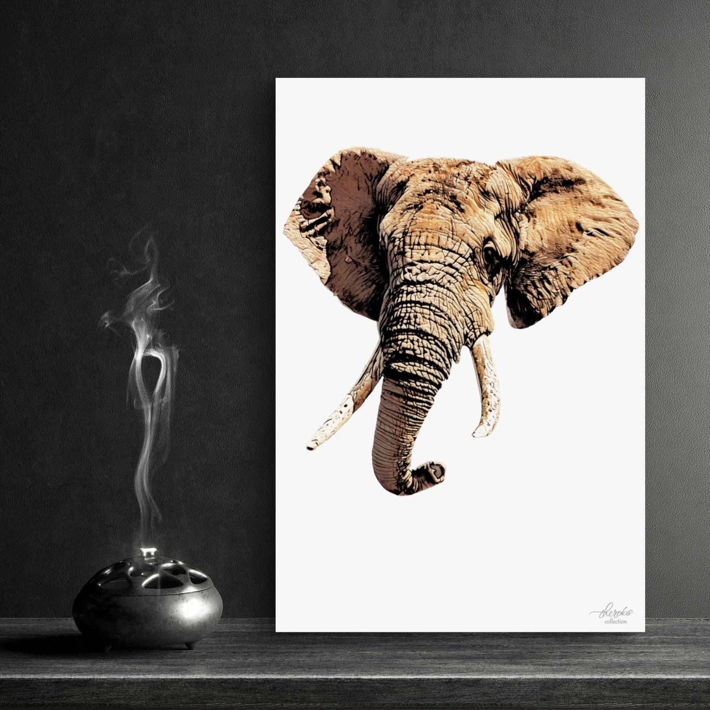 Elephant Indoor & Outdoor HD Silk Poster - HD Printing
