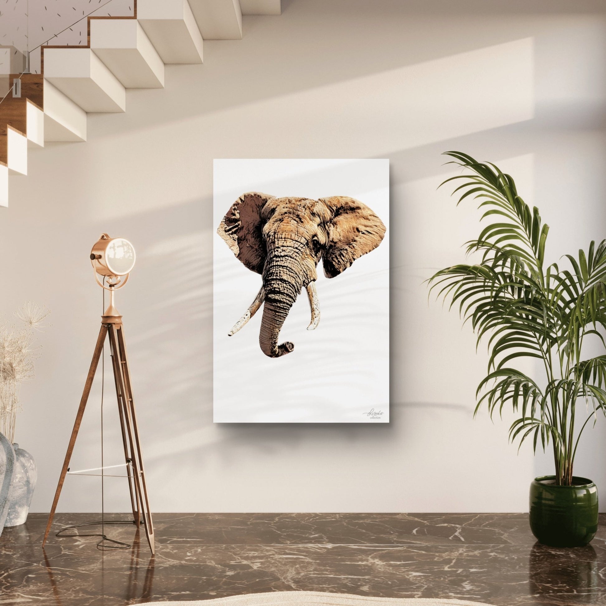 Elephant Indoor & Outdoor HD Silk Poster - HD Printing