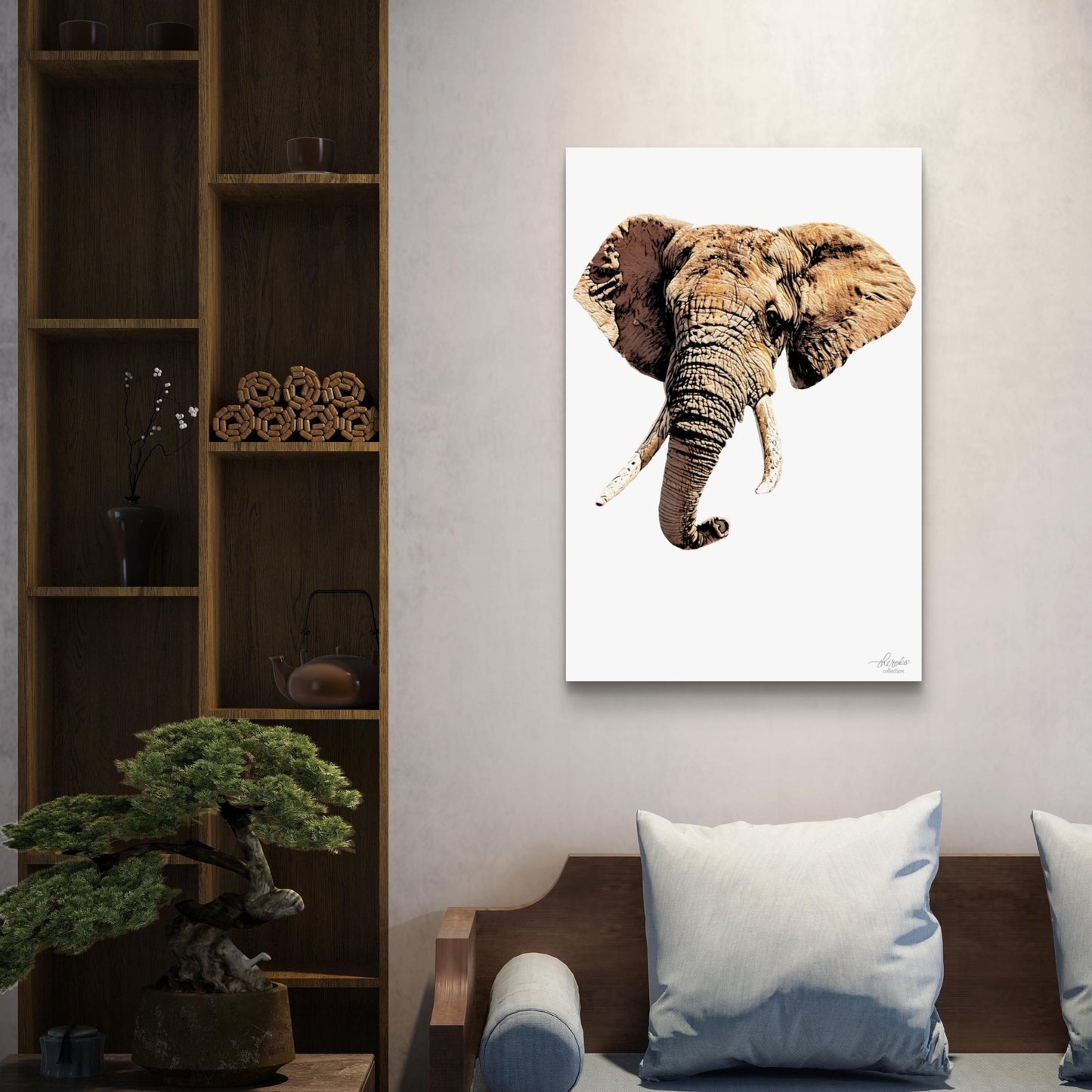 Elephant Indoor & Outdoor HD Silk Poster - HD Printing