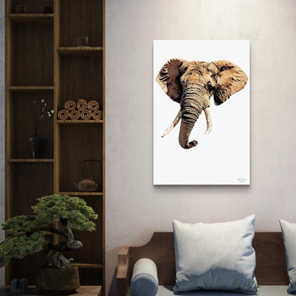 Elephant Indoor & Outdoor HD Silk Poster - HD Printing