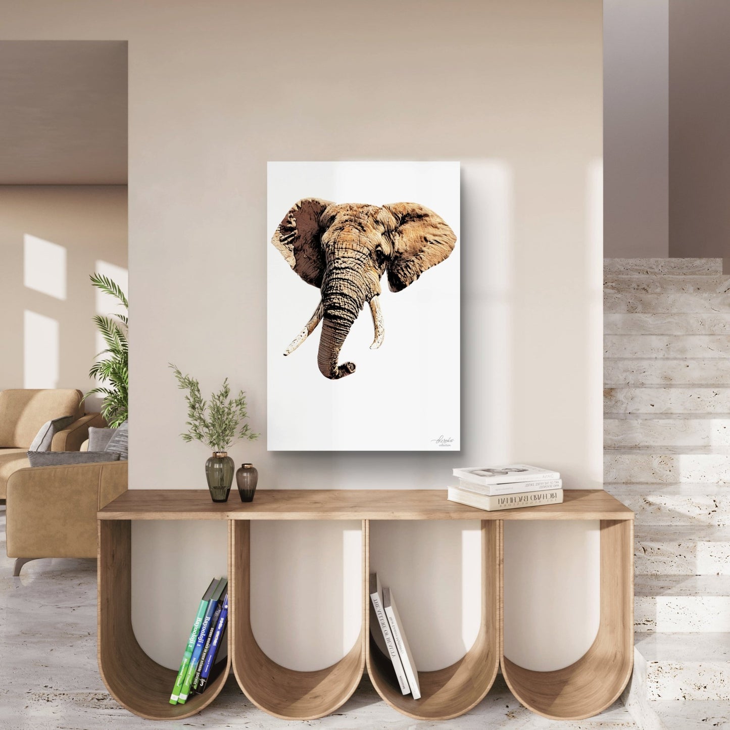 Elephant Indoor & Outdoor HD Silk Poster - HD Printing