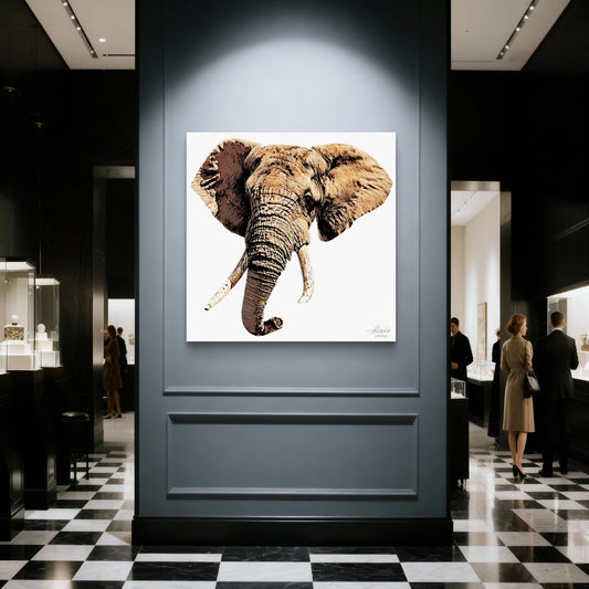 Elephant Indoor & Outdoor HD Silk Poster - HD Printing