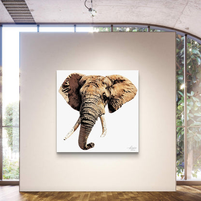 Elephant Indoor & Outdoor HD Silk Poster - HD Printing