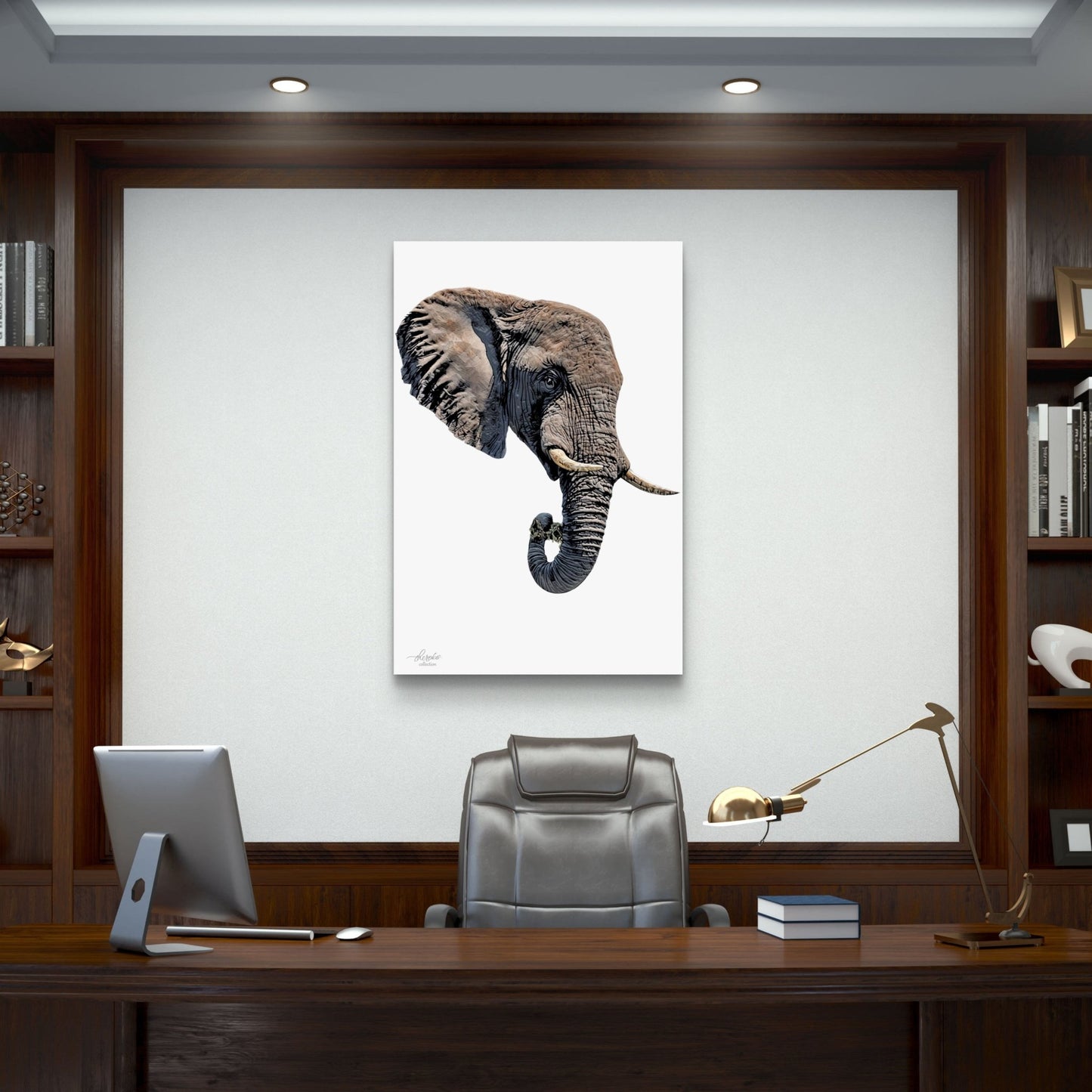 Elephant Indoor & Outdoor HD Silk Poster II - HD Printing