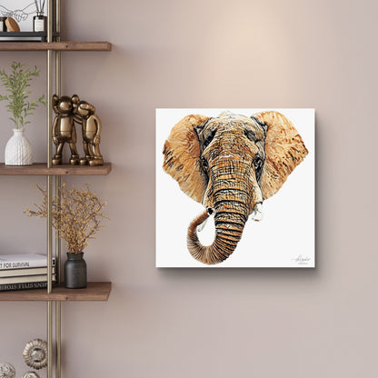 Elephant Indoor & Outdoor HD Silk Poster III - HD Printing