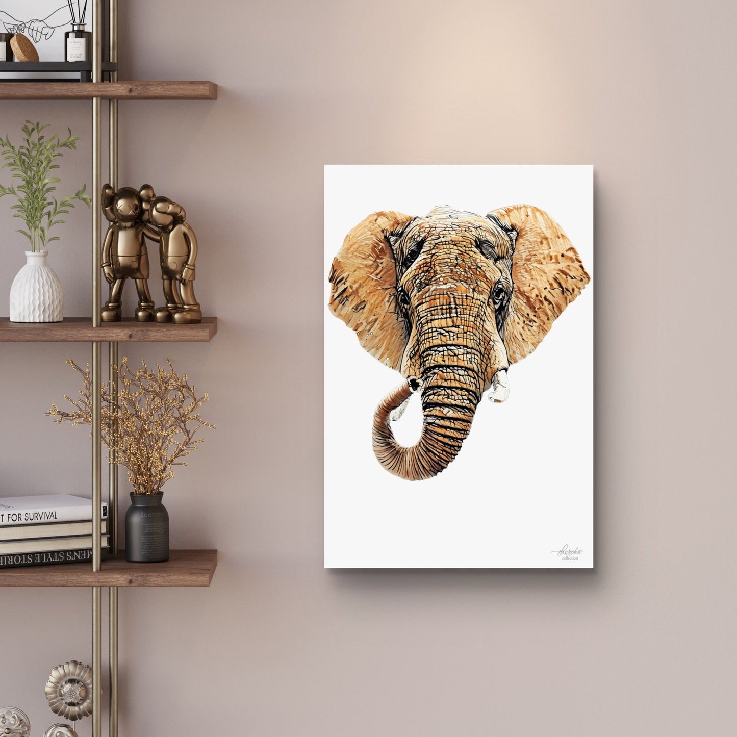 Elephant Indoor & Outdoor HD Silk Poster III - HD Printing