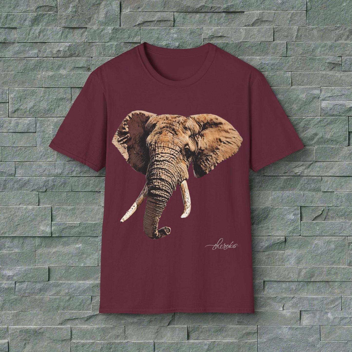 Elephant Unisex Cotton T-Shirt - HD Printing