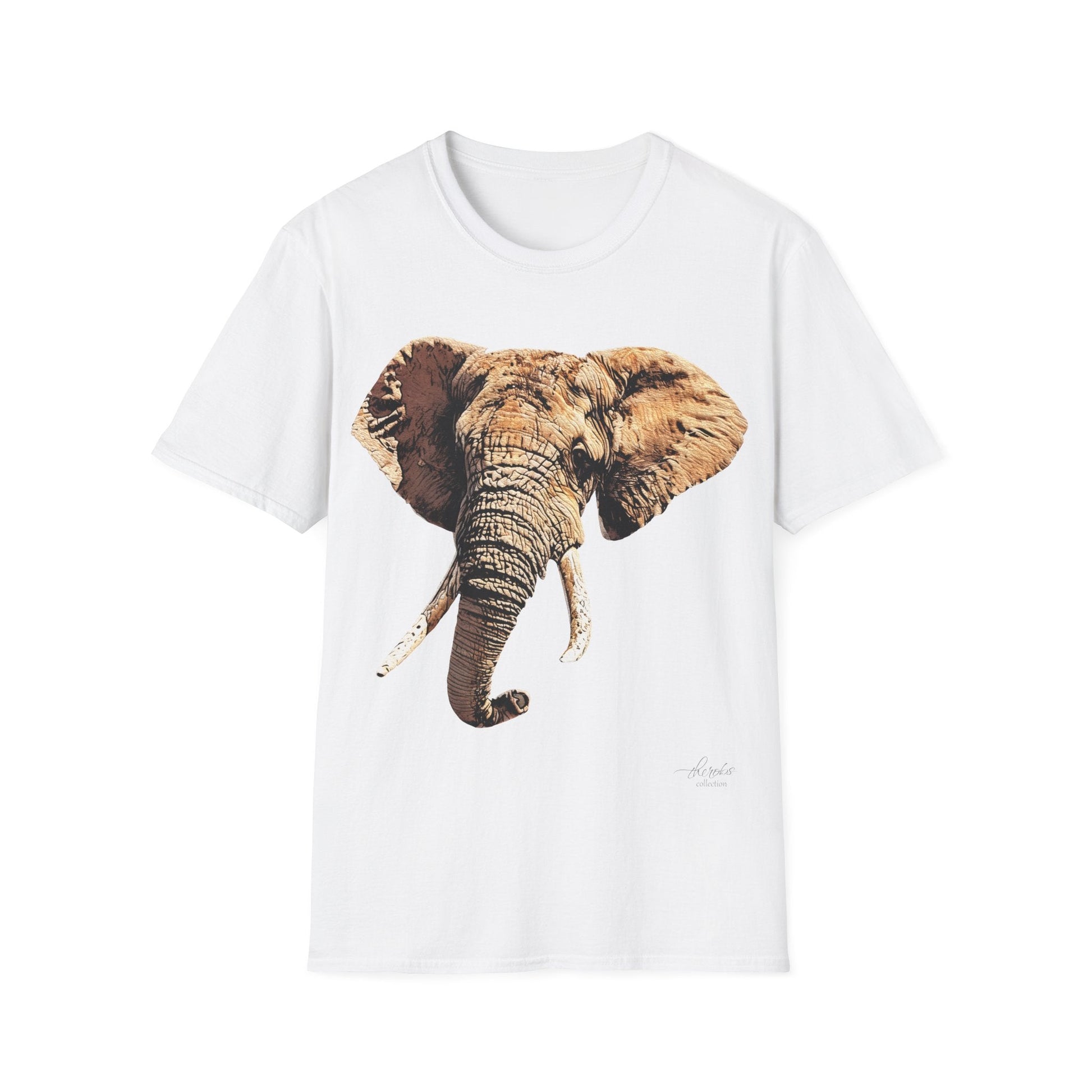 Elephant Unisex Cotton T-Shirt - HD Printing