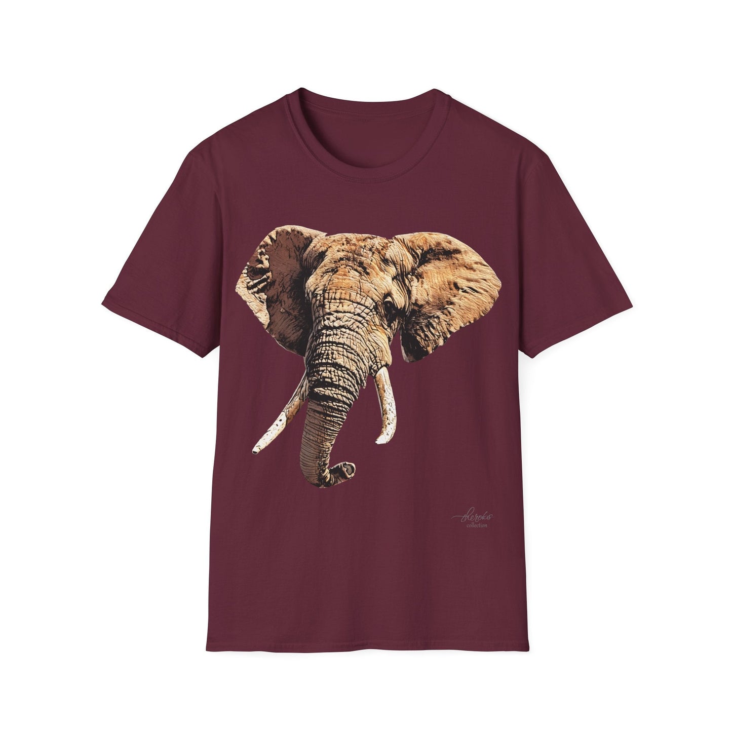 Elephant Unisex Cotton T-Shirt - HD Printing