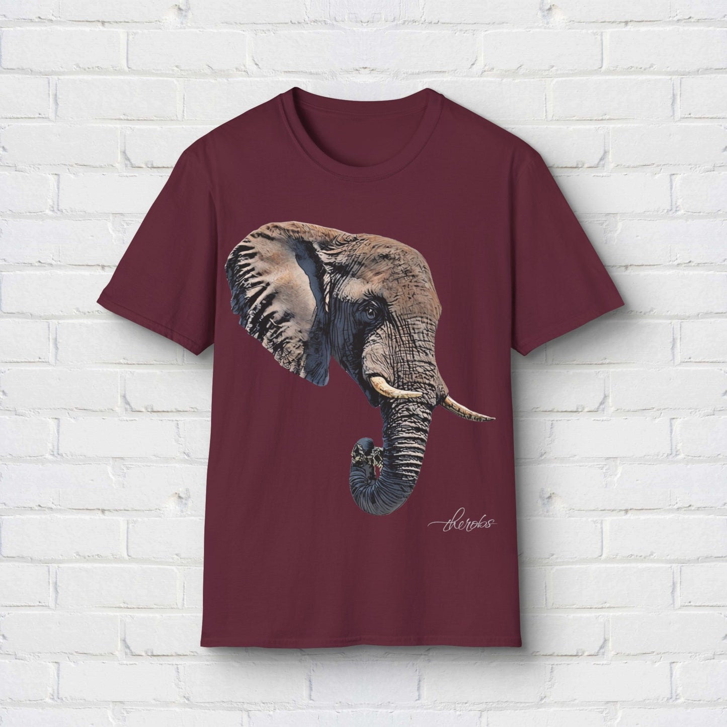 Elephant Unisex Cotton T-Shirt II - HD Printing