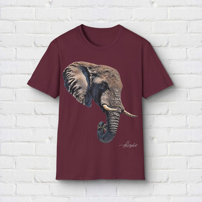 Elephant Unisex Cotton T-Shirt II - HD Printing