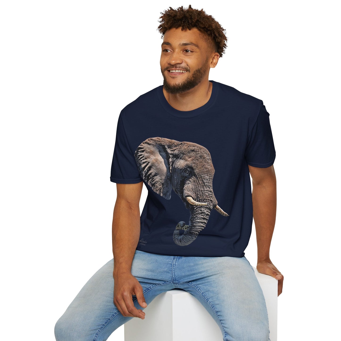 Elephant Unisex Cotton T-Shirt II - HD Printing