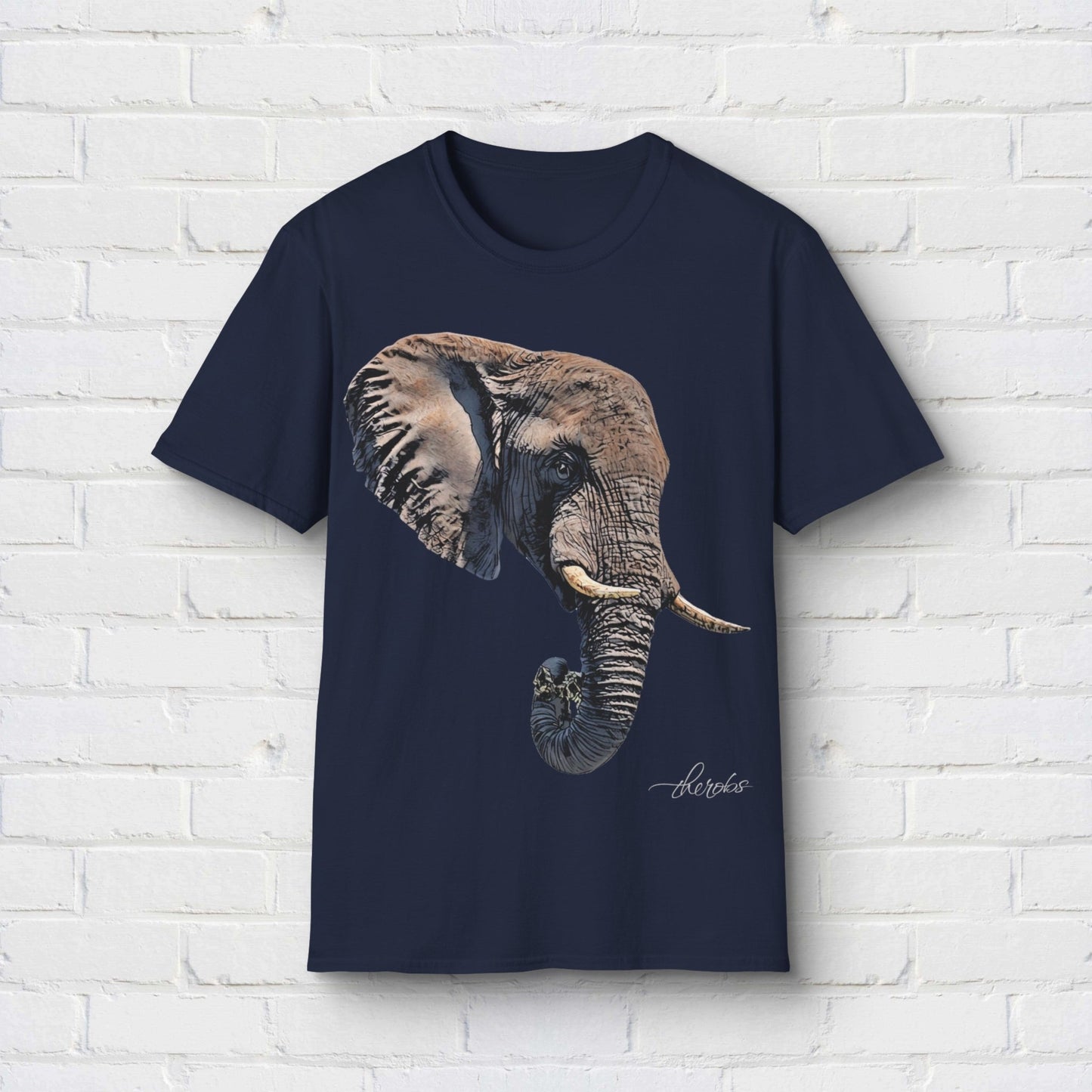 Elephant Unisex Cotton T-Shirt II - HD Printing