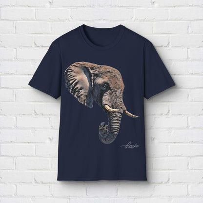 Elephant Unisex Cotton T-Shirt II - HD Printing
