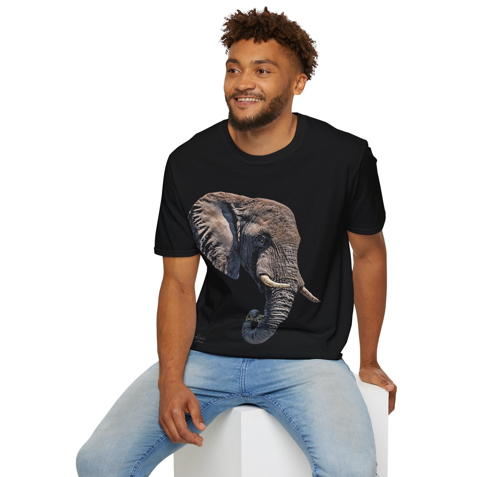 Elephant Unisex Cotton T-Shirt II - HD Printing