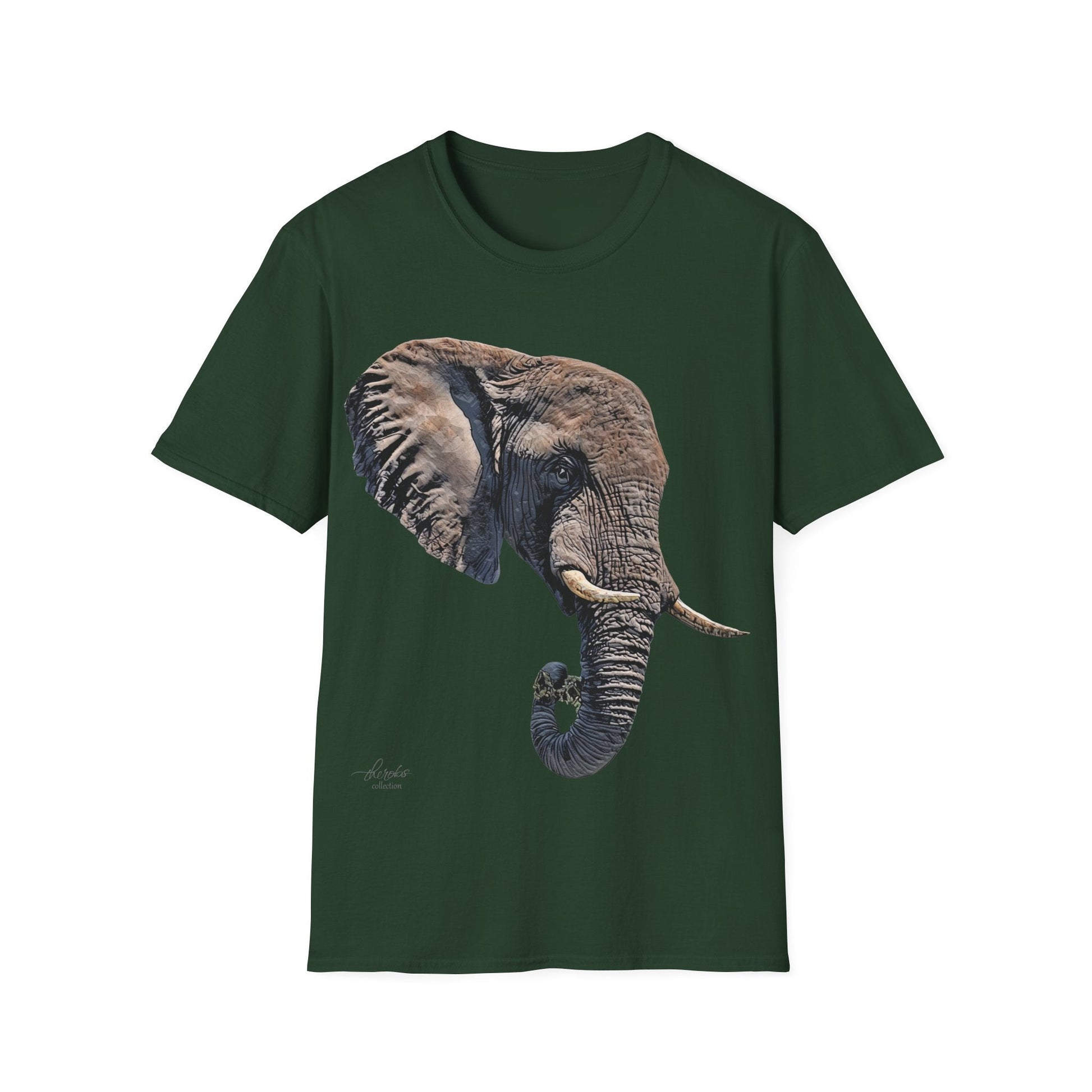 Elephant Unisex Cotton T-Shirt II - HD Printing