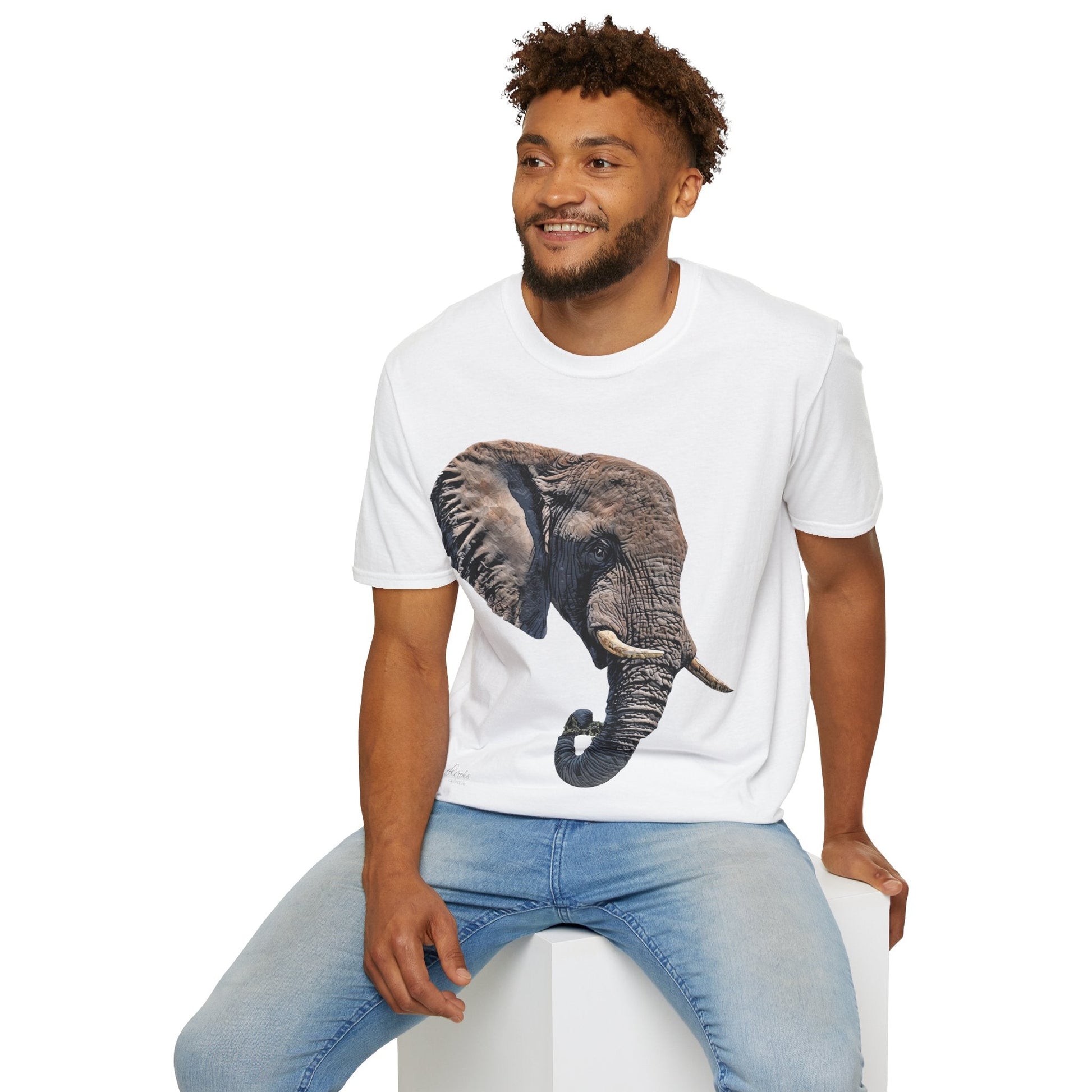 Elephant Unisex Cotton T-Shirt II - HD Printing