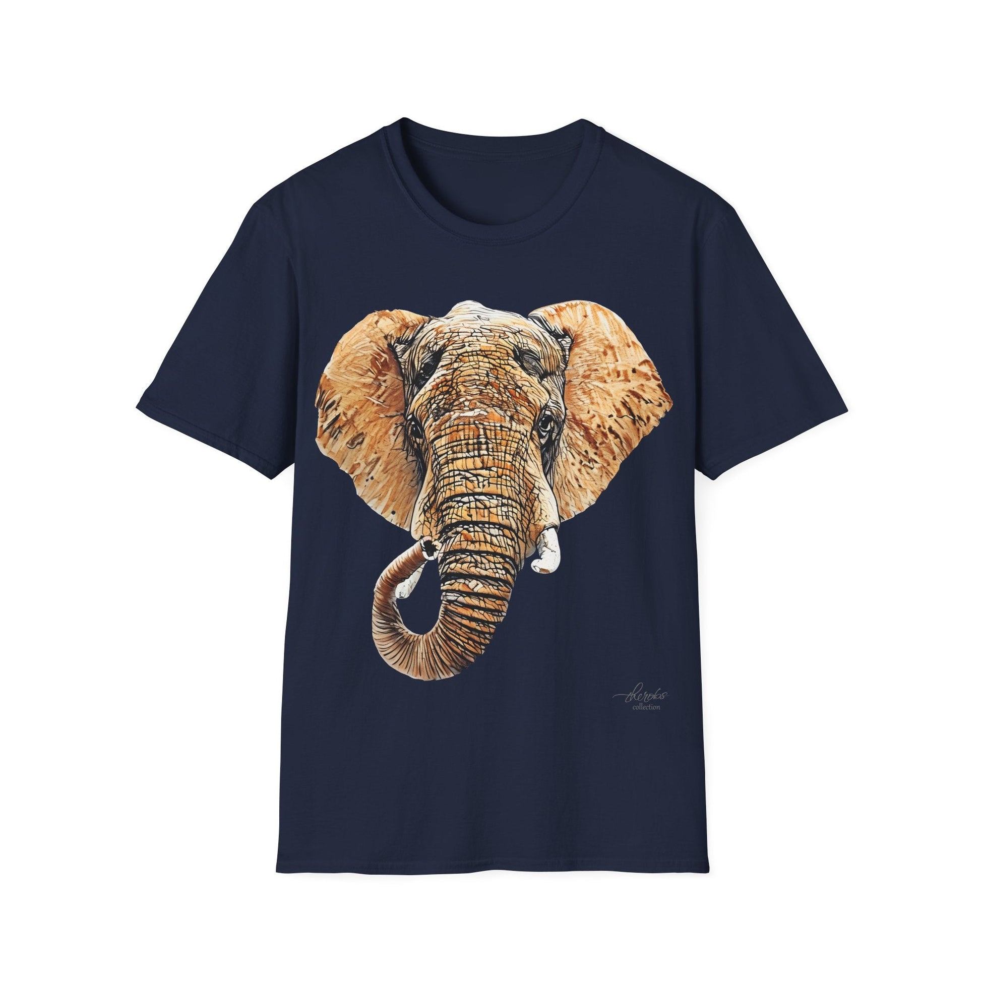 Elephant Unisex Cotton T-Shirt III - HD Printing