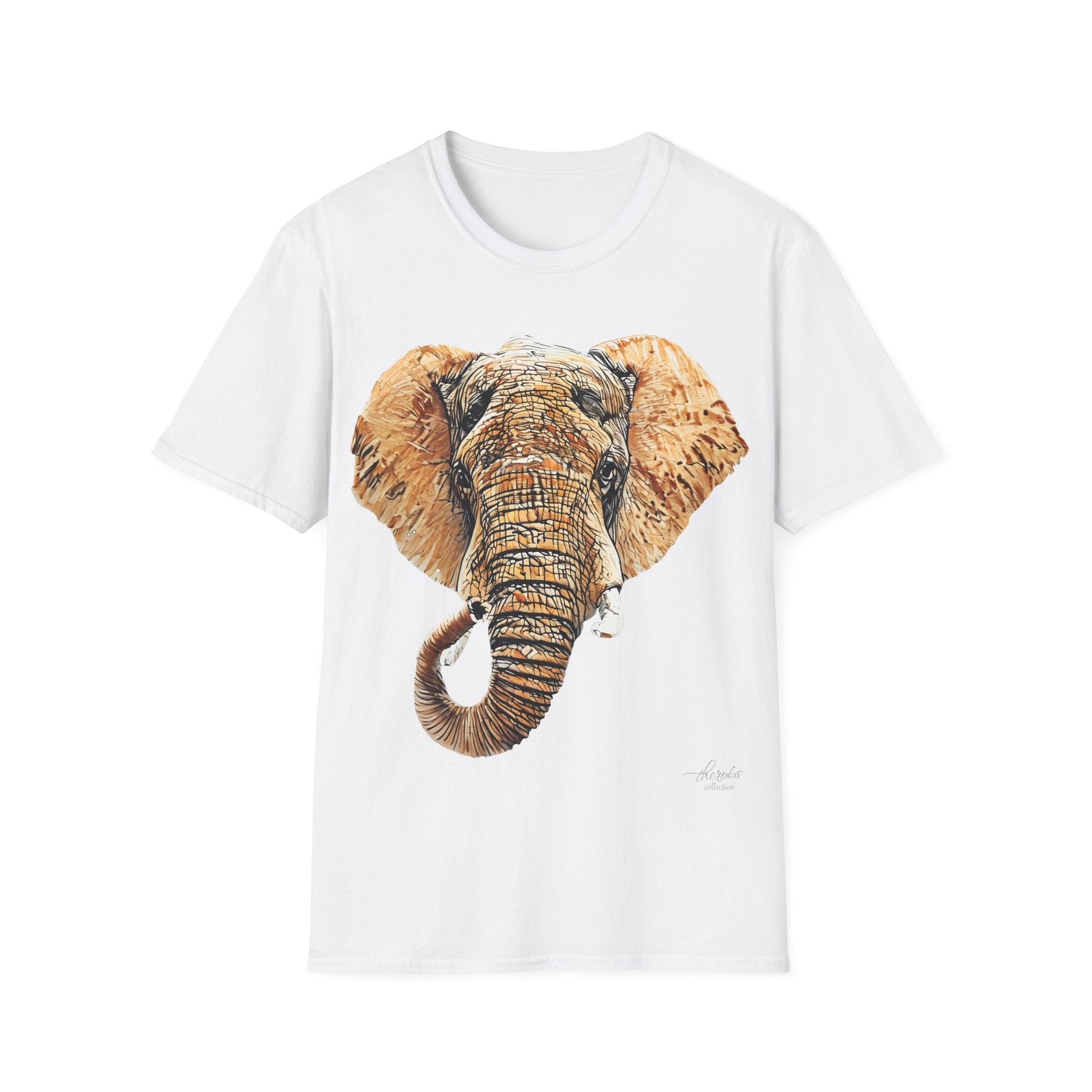 Elephant Unisex Cotton T-Shirt III - HD Printing