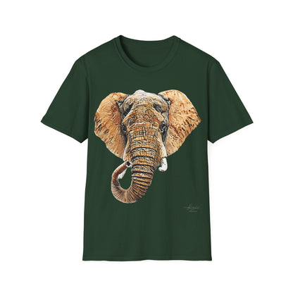 Elephant Unisex Cotton T-Shirt III - HD Printing