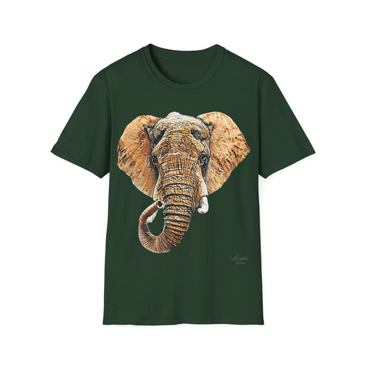 Elephant Unisex Cotton T-Shirt III - HD Printing