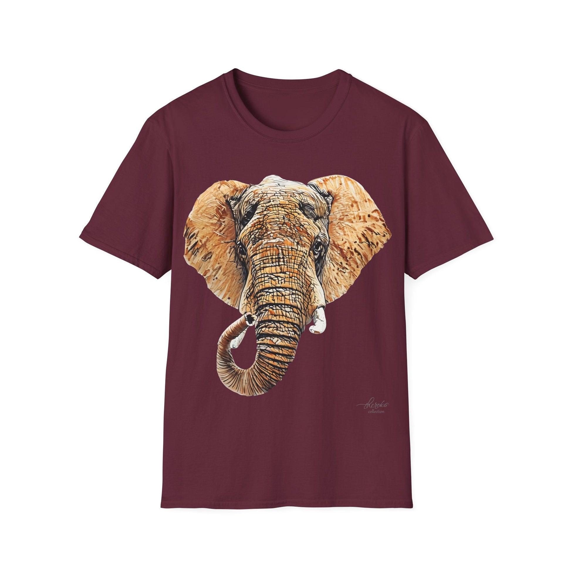 Elephant Unisex Cotton T-Shirt III - HD Printing
