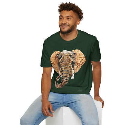 Elephant Unisex Cotton T-Shirt III - HD Printing