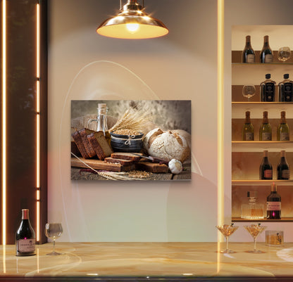Fresh Bread Canvas Print - HD Printing