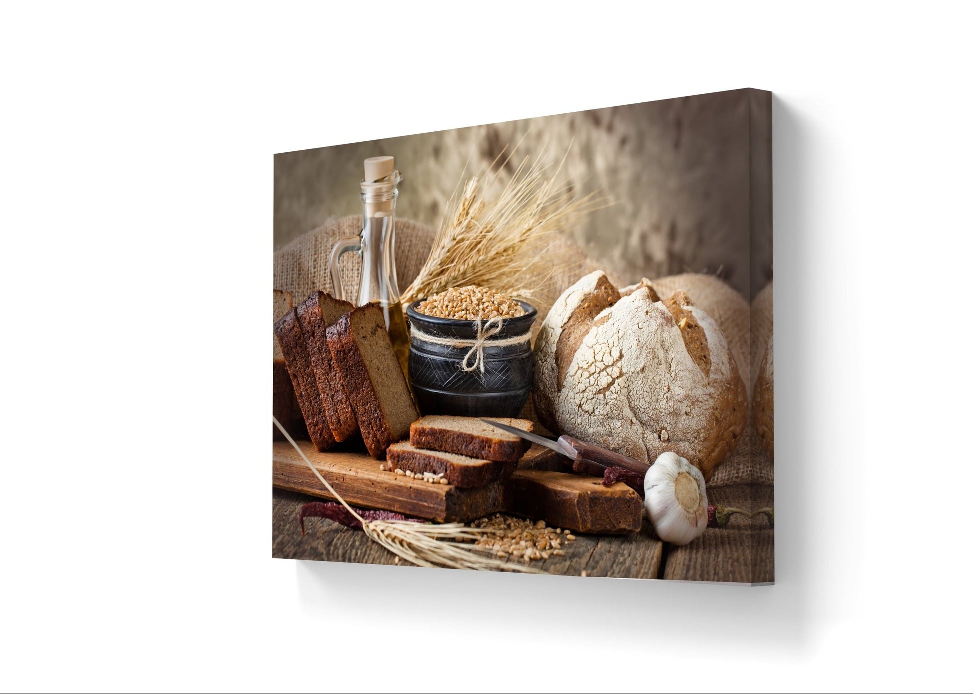 Fresh Bread Canvas Print - HD Printing