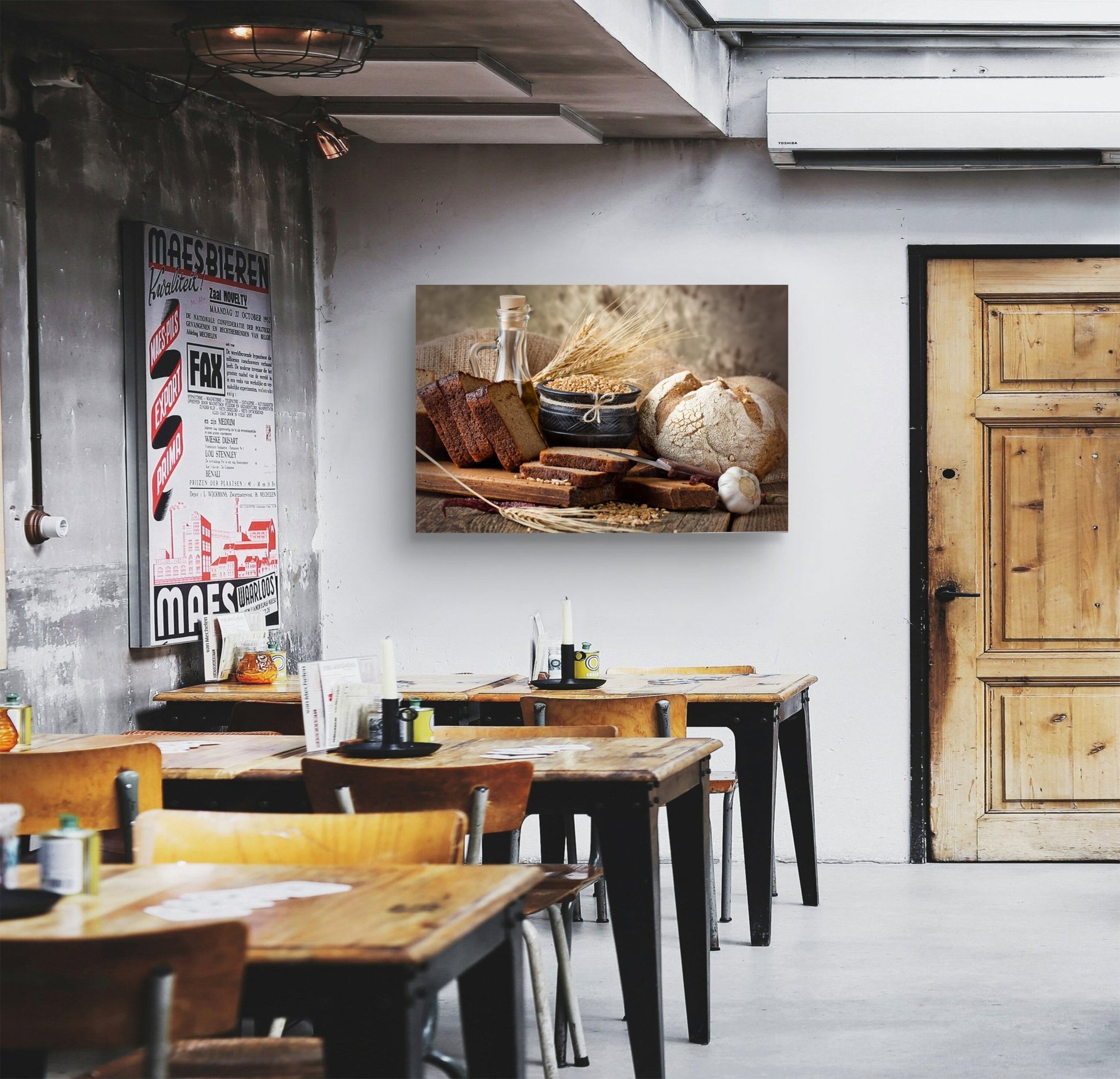 Fresh Bread Silk Poster - HD Printing