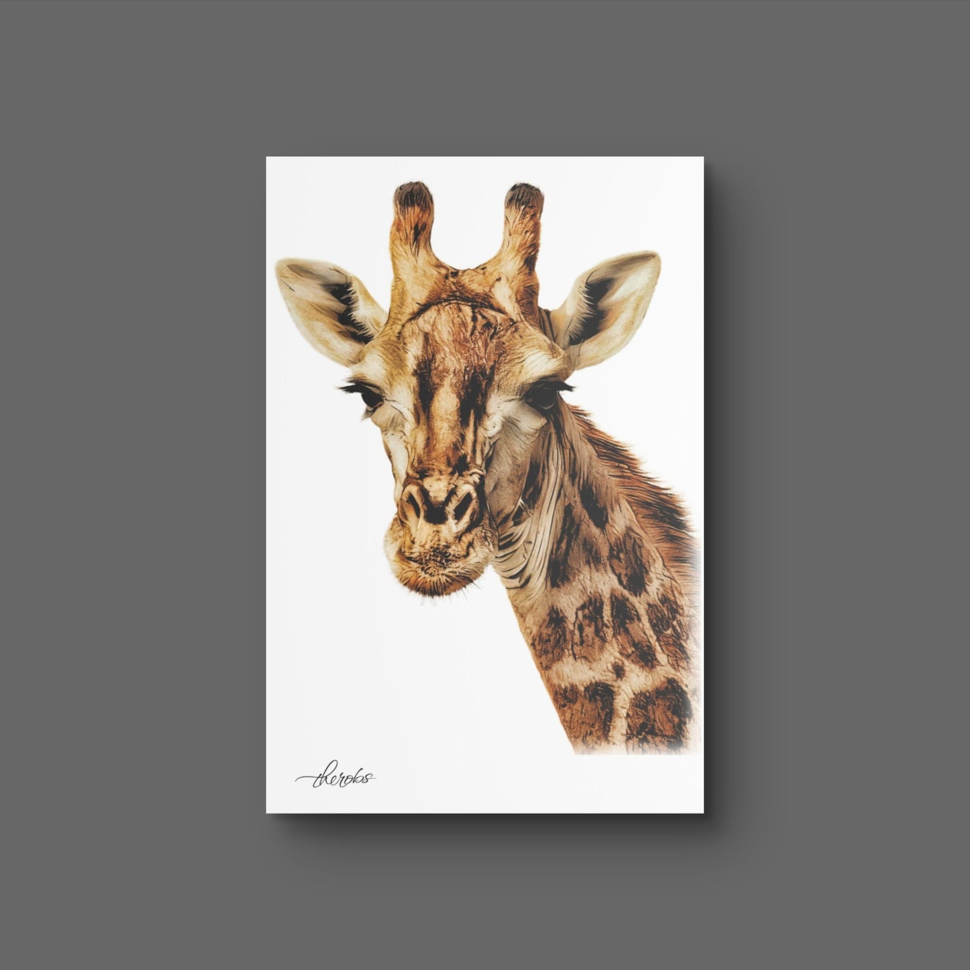 Giraffe Canvas Print - HD Printing