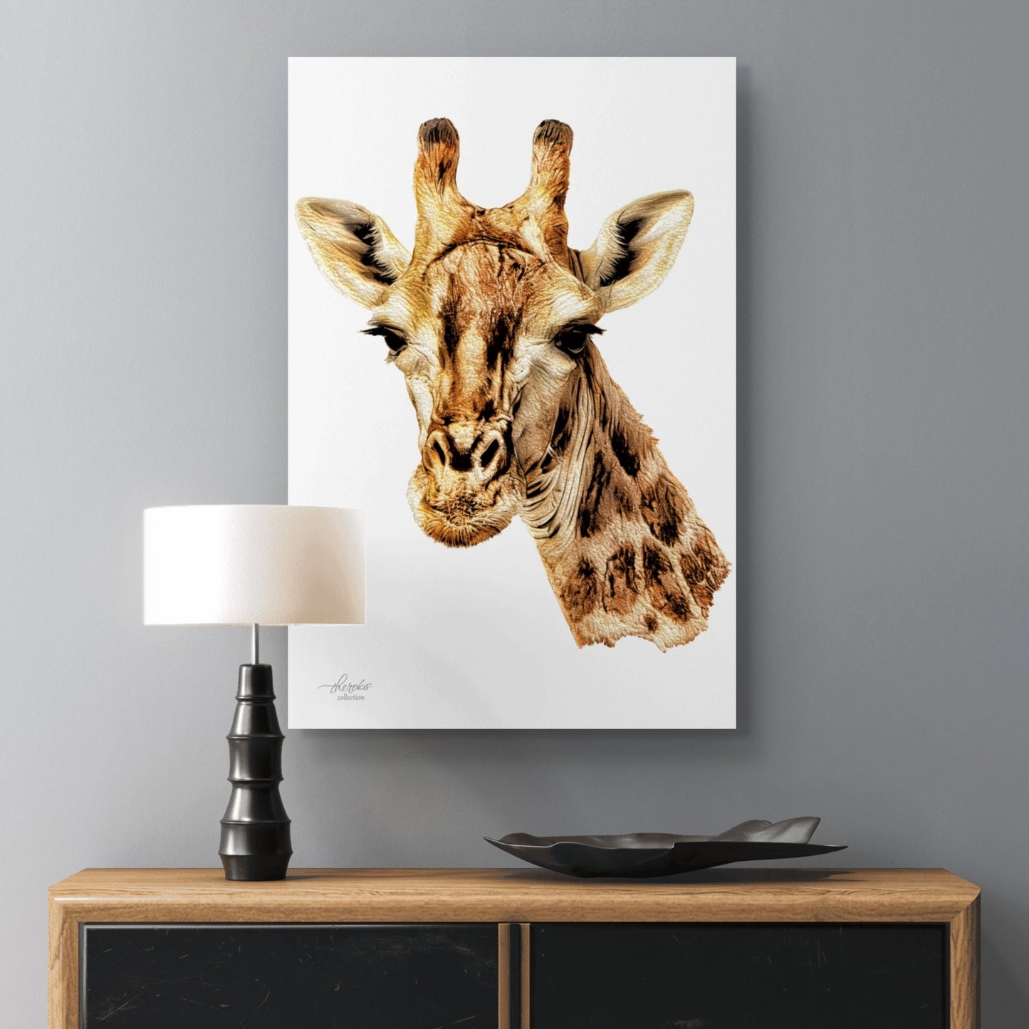 Giraffe Fine Art Giclée Matte Poster - HD Printing
