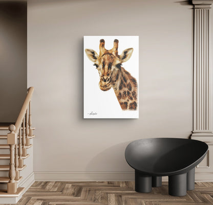 Giraffe Fine Art Giclée Matte Poster II - HD Printing