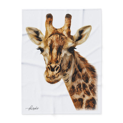 Giraffe Fleece Blanket - HD Printing