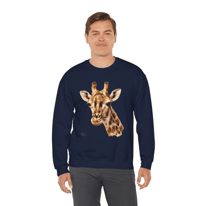 Giraffe Heavy Unisex Sweatshirt - HD Printing
