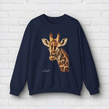 Giraffe Heavy Unisex Sweatshirt - HD Printing
