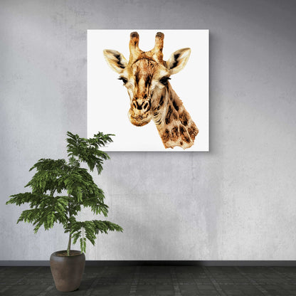 Giraffe Indoor & Outdoor HD Silk Poster - HD Printing
