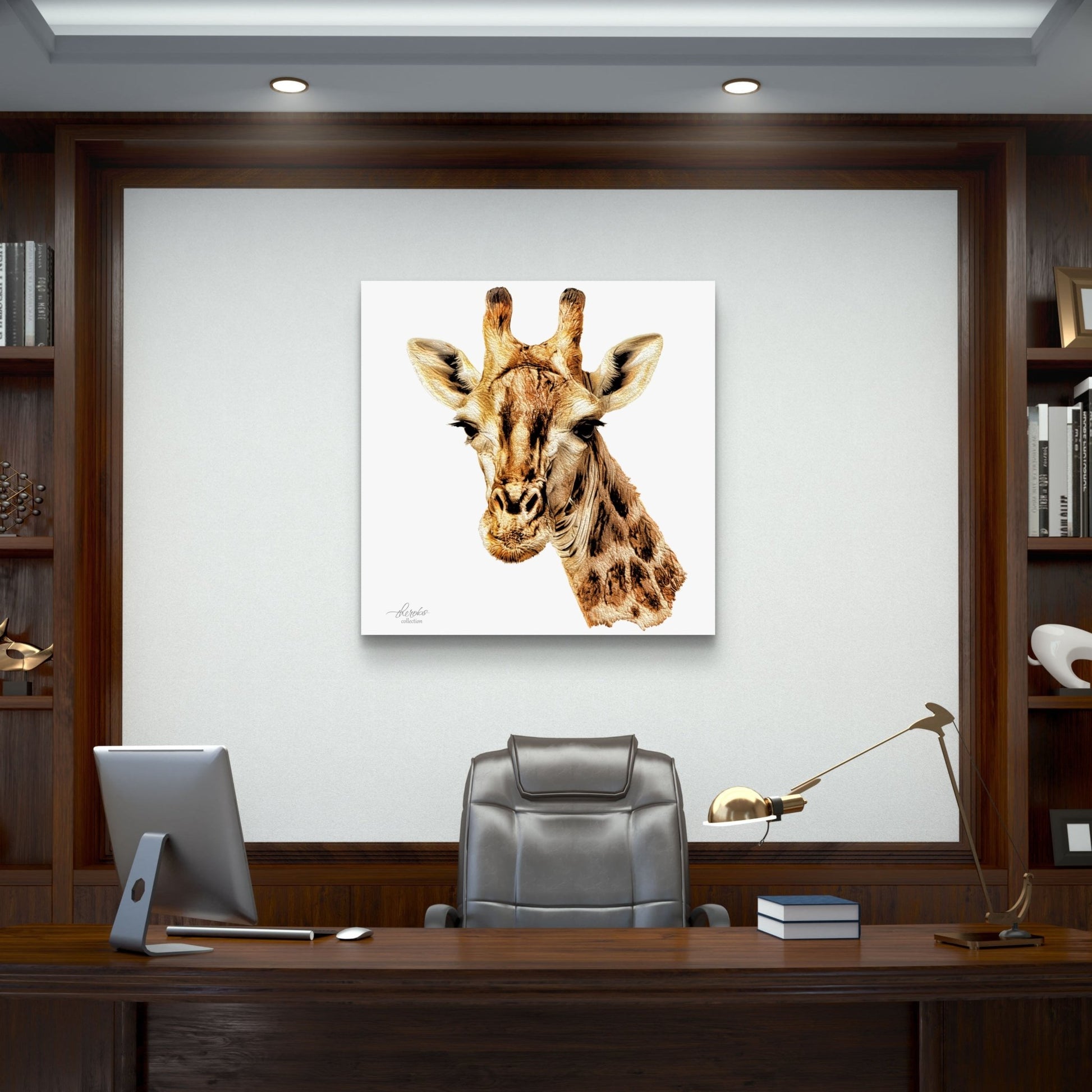Giraffe Indoor & Outdoor HD Silk Poster - HD Printing