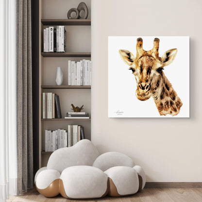 Giraffe Indoor & Outdoor HD Silk Poster - HD Printing