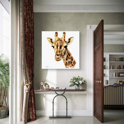 Giraffe Indoor & Outdoor HD Silk Poster - HD Printing