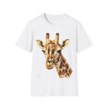 Giraffe Unisex Cotton T-Shirt - HD Printing